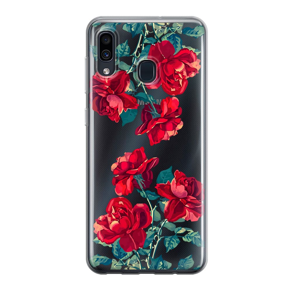 Чохол для Samsung A30 - Червона роза - Gisolo