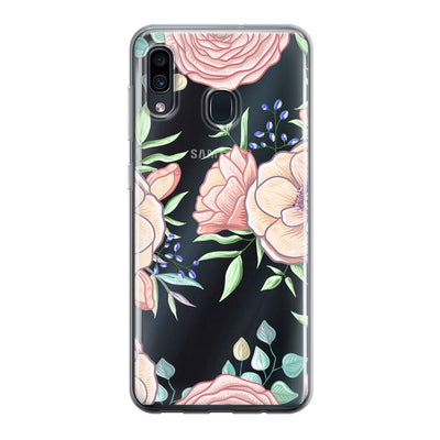 Чохол для Samsung A30 - Ніжні квіти - Gisolo