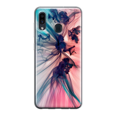 Чохол для Samsung A30 - Рожева і блакитна абстракція - Gisolo