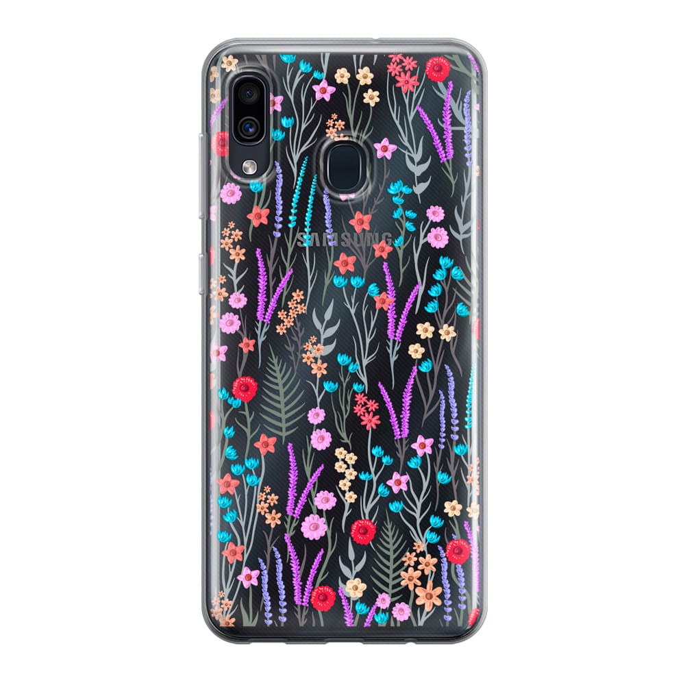 Чохол для Samsung A30 - Sea flowers - Gisolo
