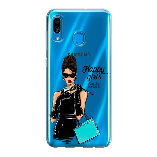 Чохол для Samsung A30 - Щасливі дівчата найкрасивіші - Gisolo