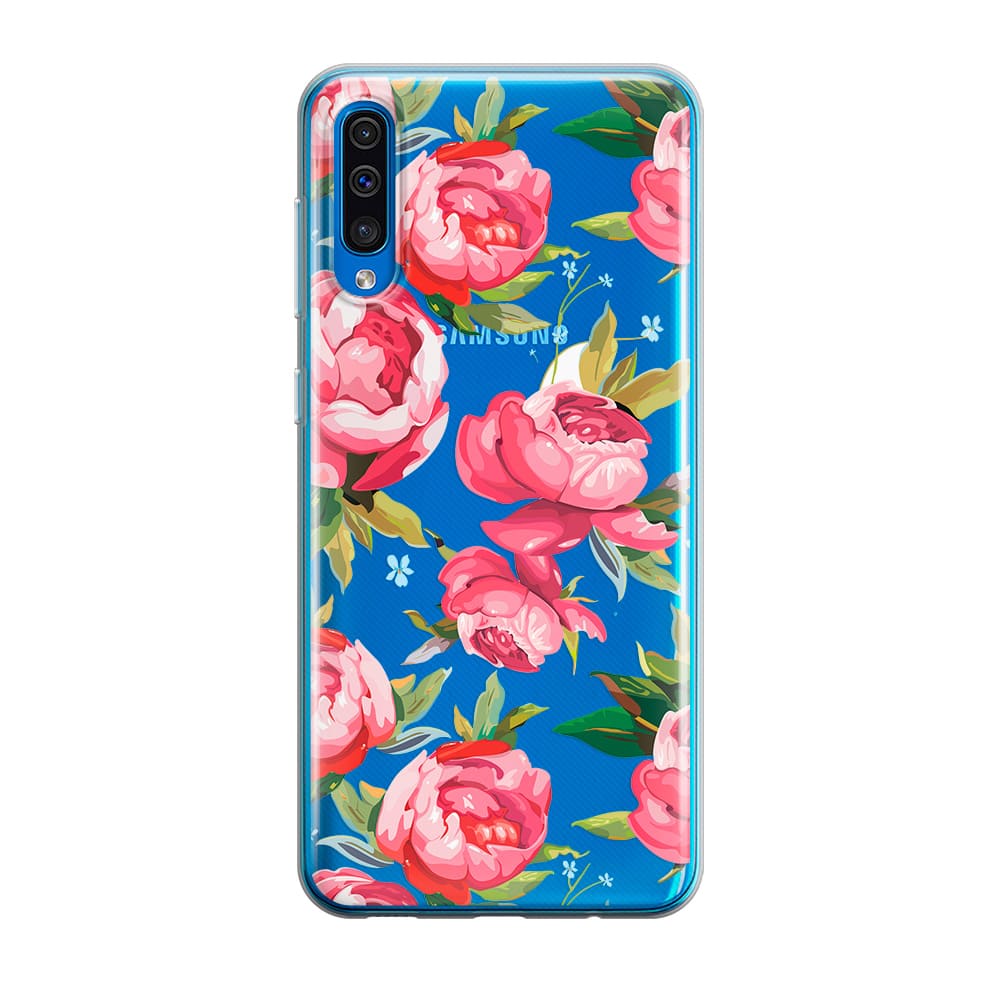 Чохол для Samsung A30s - Червоні піони - Gisolo