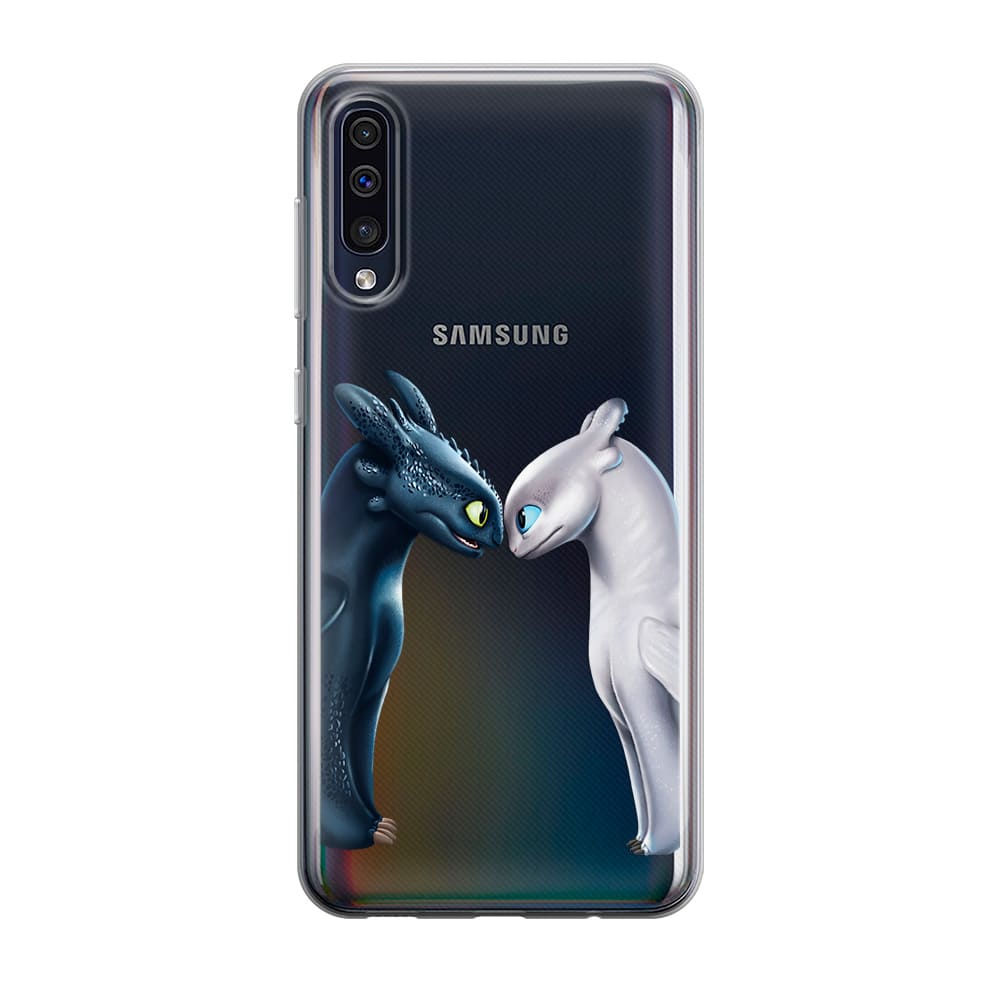 Чохол для Samsung A30s - Дракони - Gisolo