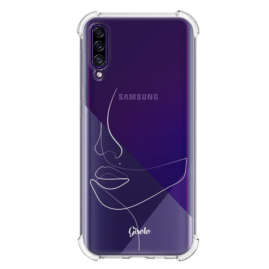 Чохол для Samsung A30s - Minimalistic Face Line - Gisolo