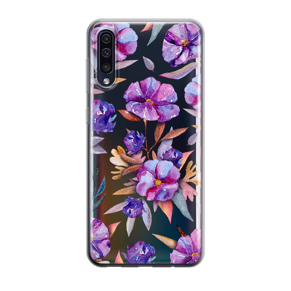 Чохол для Samsung A50 - Фіалки - Gisolo