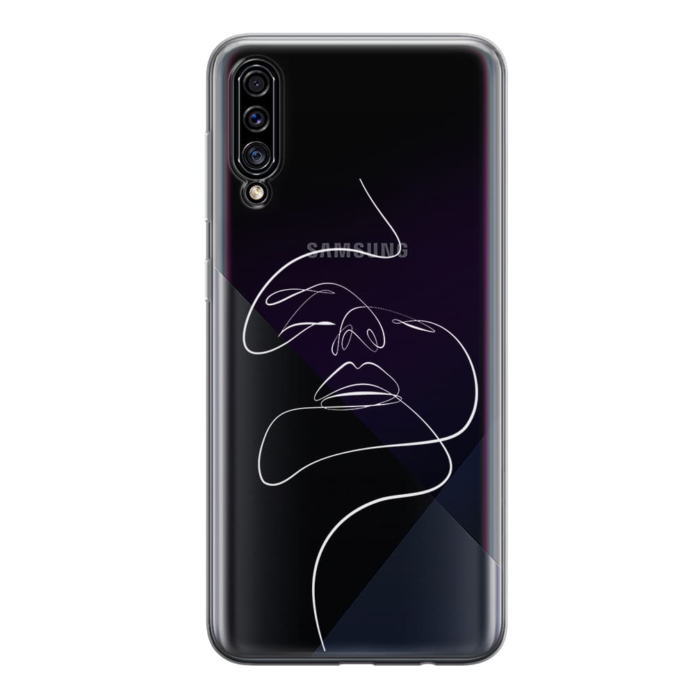 Чохол для Samsung A50 - Minimalistic Face Art - Gisolo