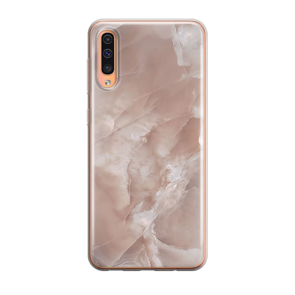 Чохол для Samsung A50 - Пудровий мармур - Gisolo