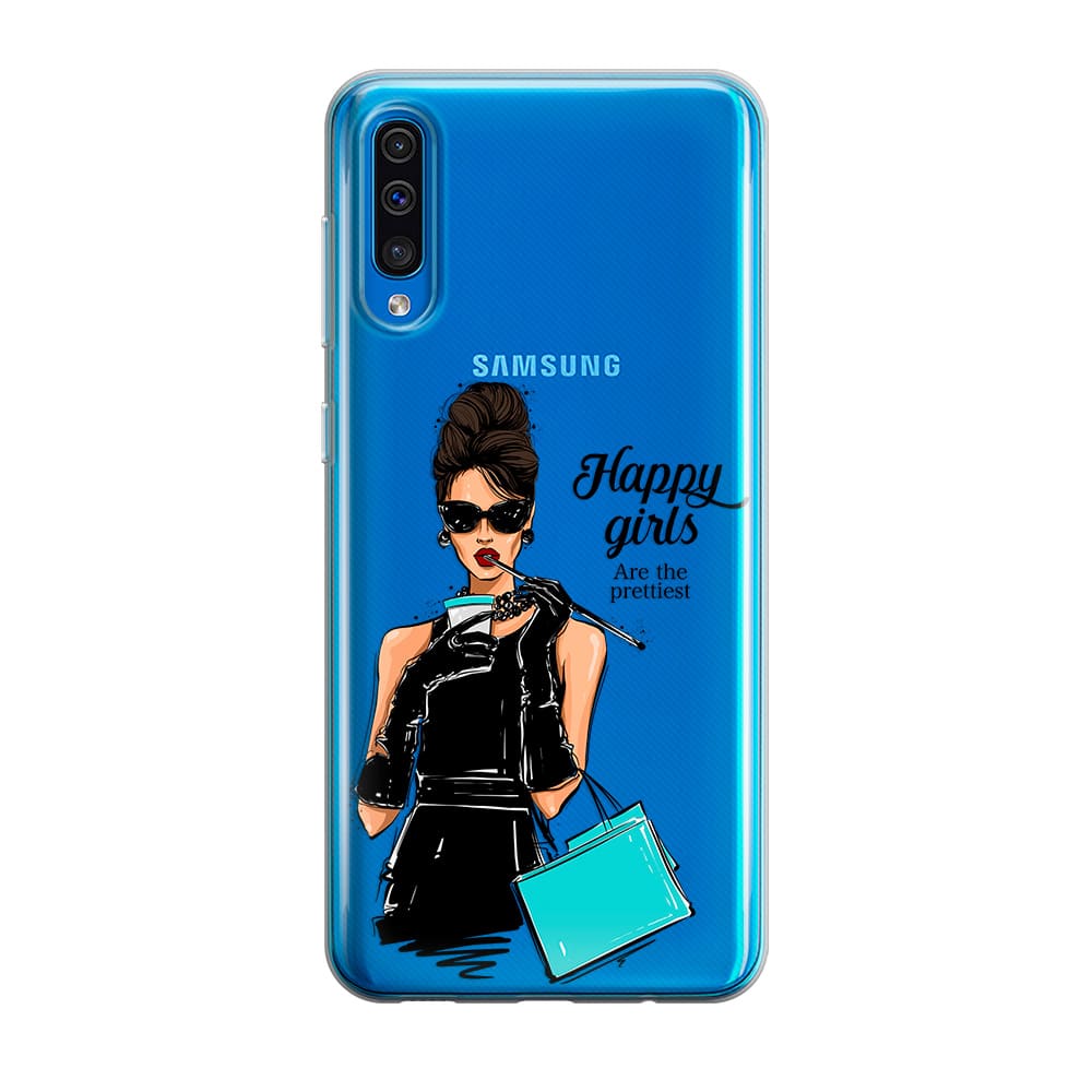 Чохол для Samsung A50 - Щасливі дівчата найкрасивіші - Gisolo