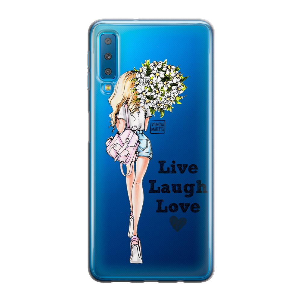 Чохол для Samsung A7 2018 (A750) Camomile girl - Gisolo