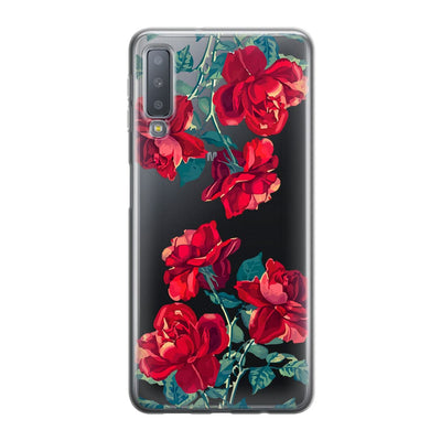 Чохол для Samsung A7 2018 (A750) Червона роза - Gisolo