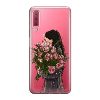 Чохол для Samsung A7 2018 (A750) Дівчина-весна - Gisolo