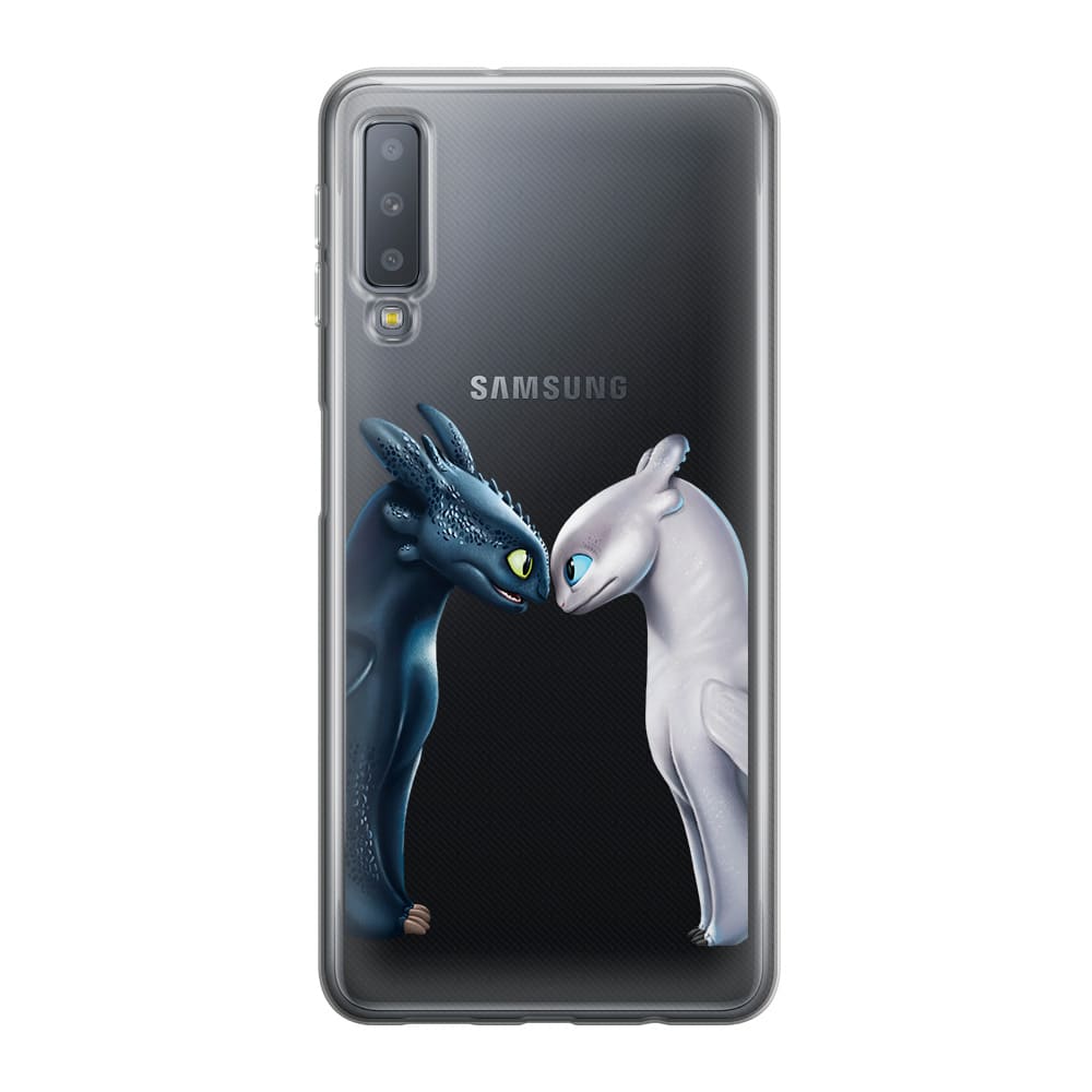 Чохол для Samsung A7 2018 (A750) Дракони - Gisolo