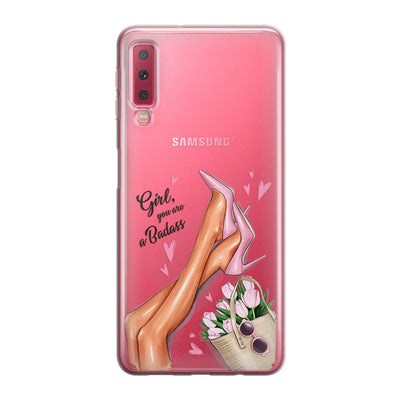 Чохол для Samsung A7 2018 (A750) Girl, you are a badass - Gisolo