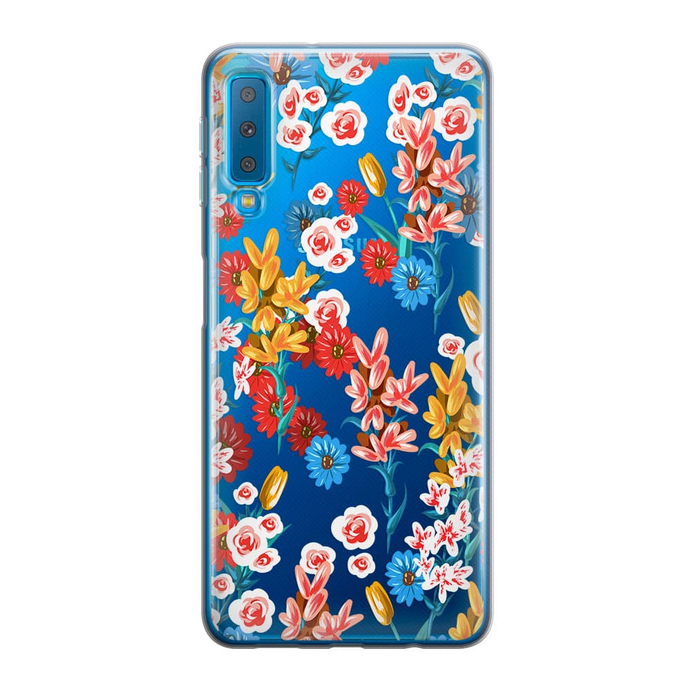 Чохол для Samsung A7 2018 (A750) Милі квіти - Gisolo