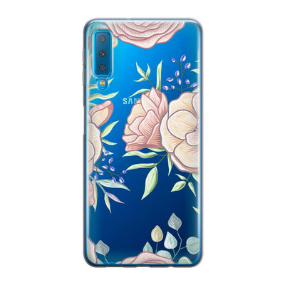 Чохол для Samsung A7 2018 (A750) Ніжні квіти - Gisolo