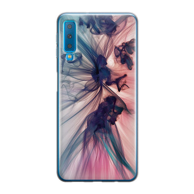 Чохол для Samsung A7 2018 (A750) Рожева і блакитна абстракція - Gisolo