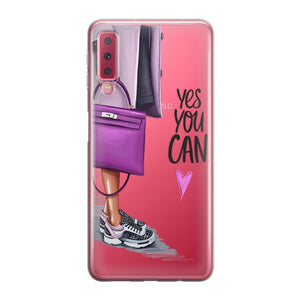 Чохол для Samsung A7 2018 (A750) Yes, you can - Gisolo