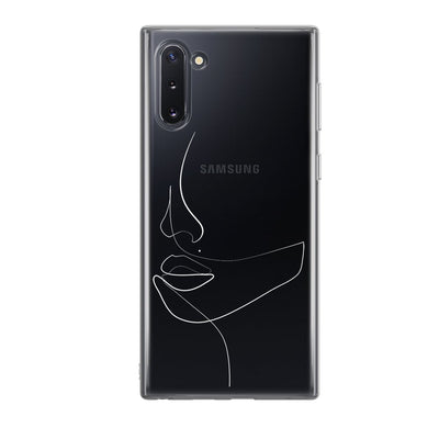 Чохол для Samsung Note 10 Minimalistic Face Line - Gisolo