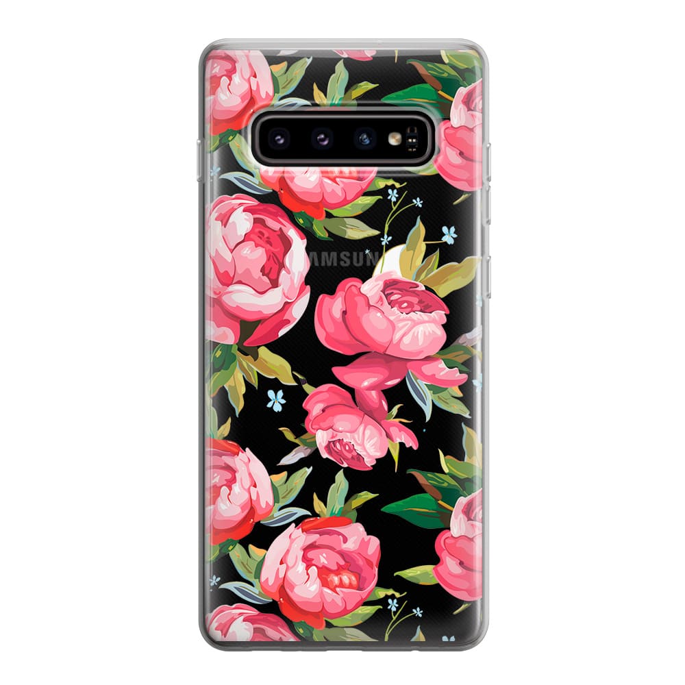 Чохол для Samsung S10 - Червоні піони - Gisolo