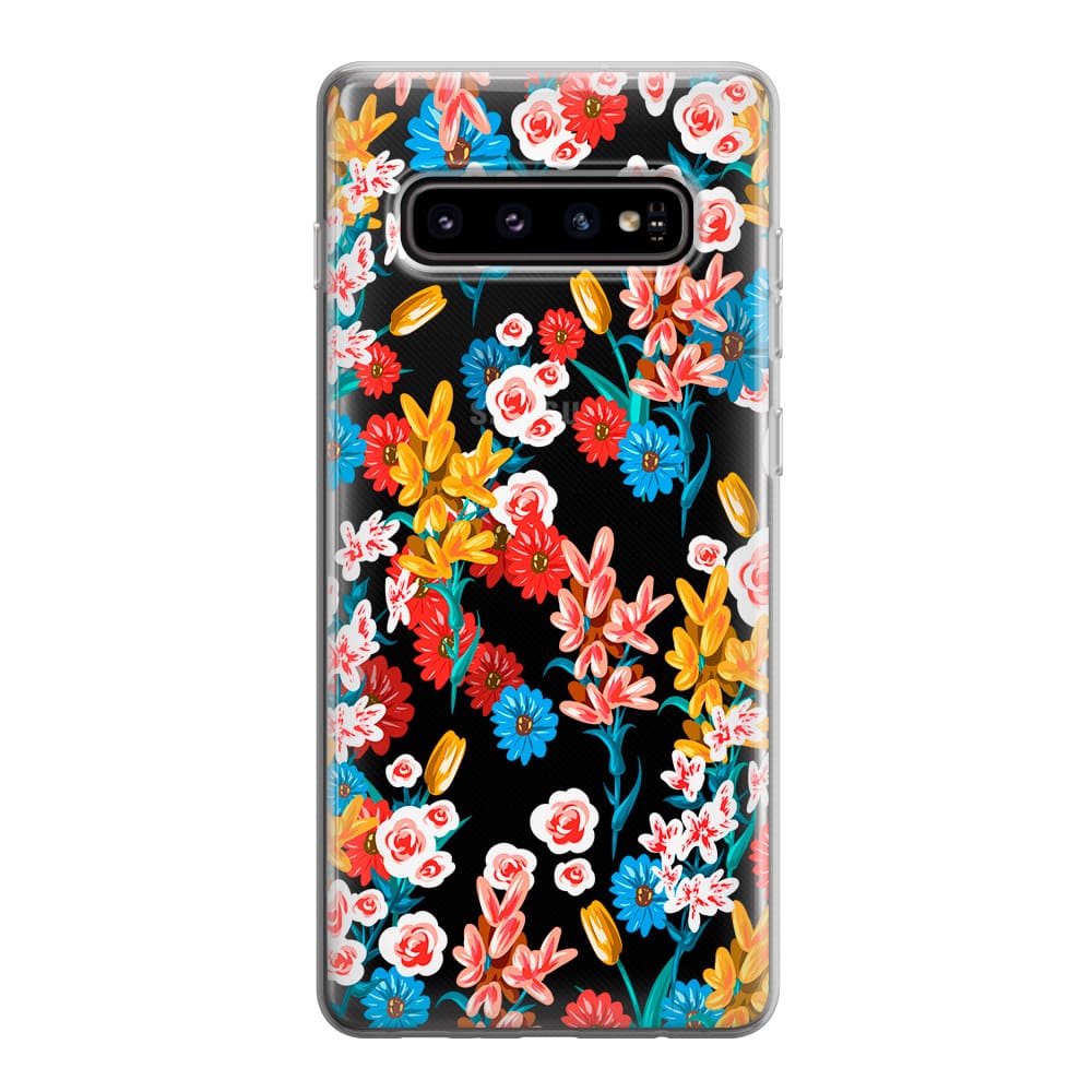 Чохол для Samsung S10 - Милі квіти - Gisolo