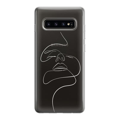 Чохол для Samsung S10 - Minimalistic Face Art - Gisolo