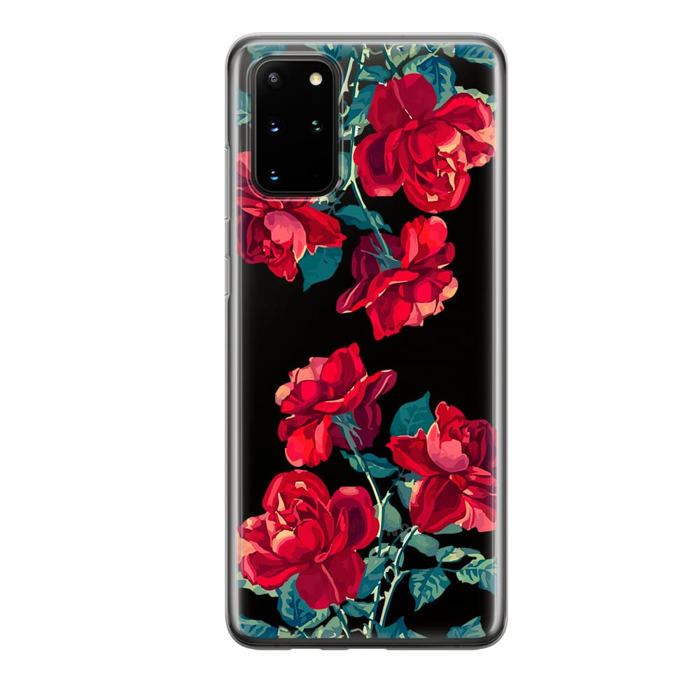 Чохол для Samsung S20 Plus - Червона роза - Gisolo