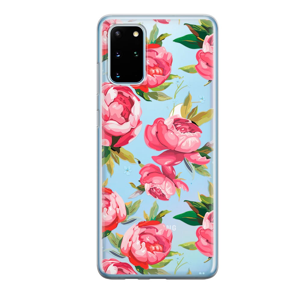 Чохол для Samsung S20 Plus - Червоні піони - Gisolo