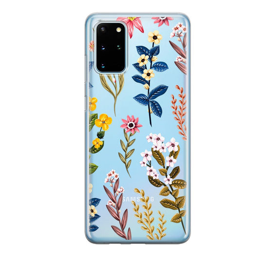 Чохол для Samsung S20 Plus - Rainbow flowers - Gisolo
