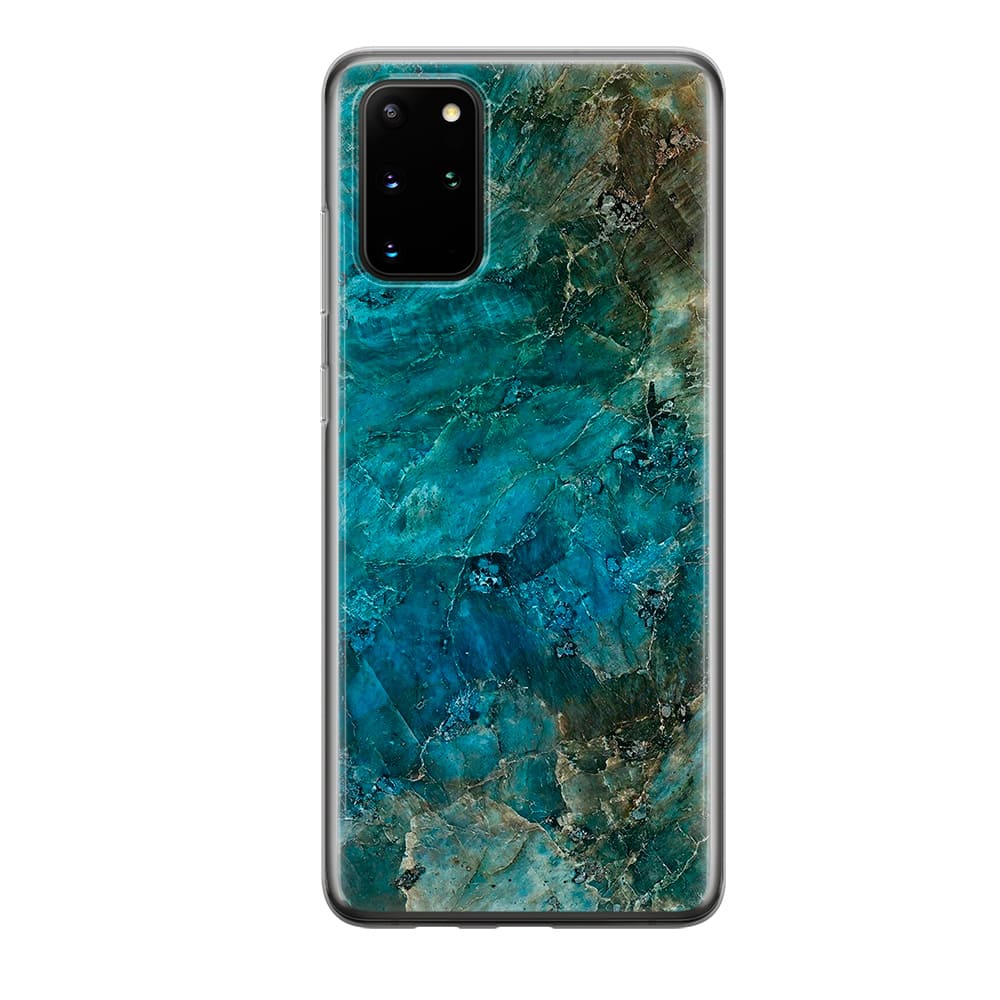 Чохол для Samsung S20 Plus - Зелений мармур - Gisolo