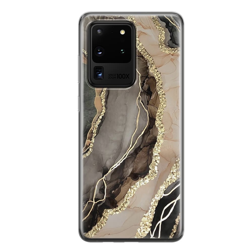 Чохол для Samsung S20 Ultra Gold & Chocolate - Gisolo