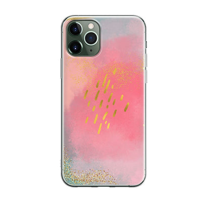 Чохол для телефона - рожевий і золотий абстракт - Gisolo
