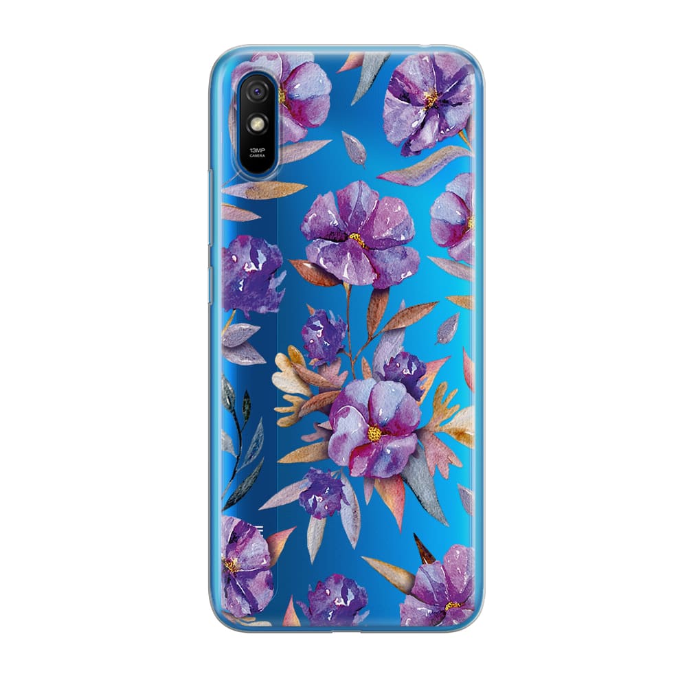 Чохол для Xiaomi Redmi 9a - Фіалки - Gisolo