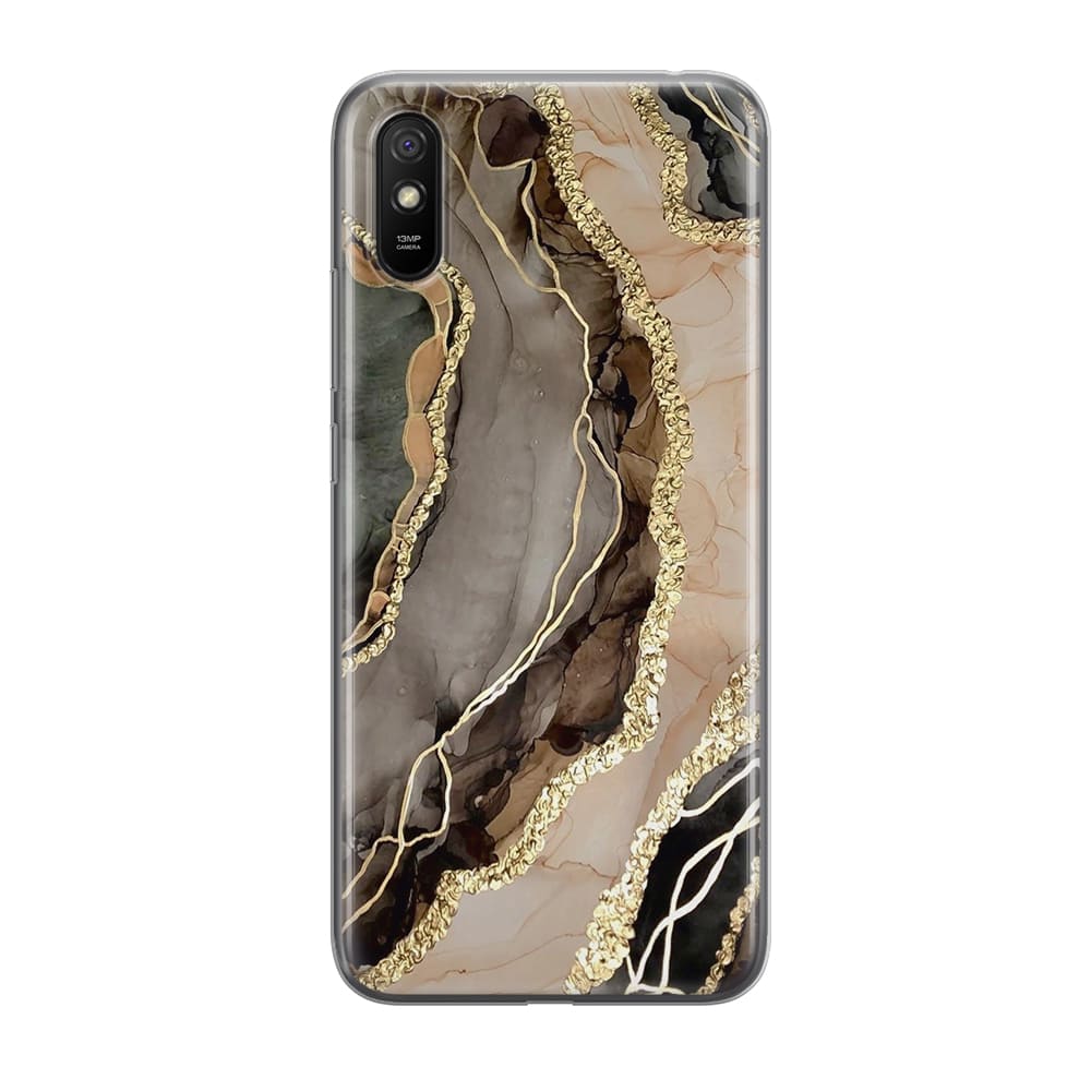 Чохол для Xiaomi Redmi 9a - Gold & Chocolate - Gisolo
