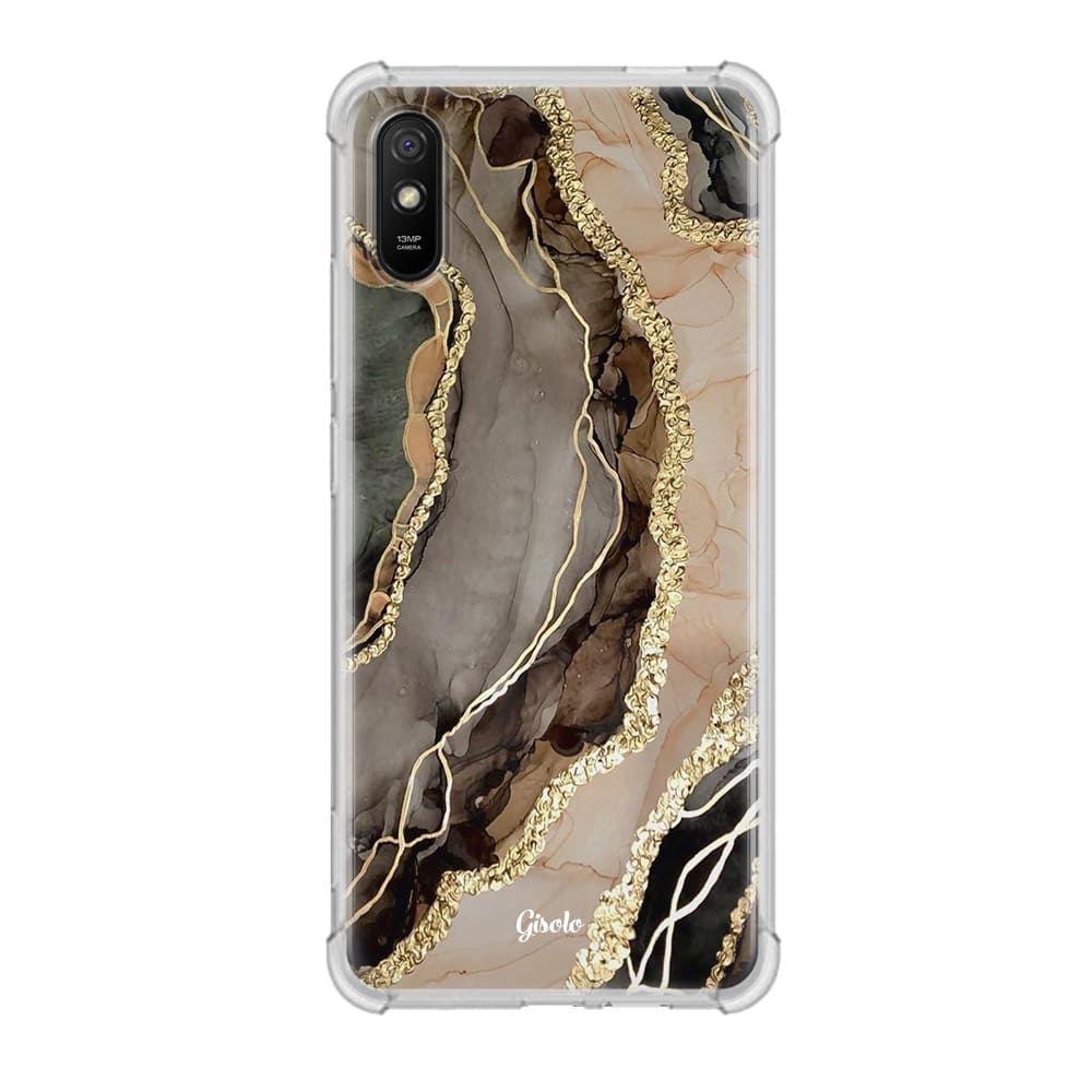 Чохол для Xiaomi Redmi 9a - Gold & Chocolate - Gisolo