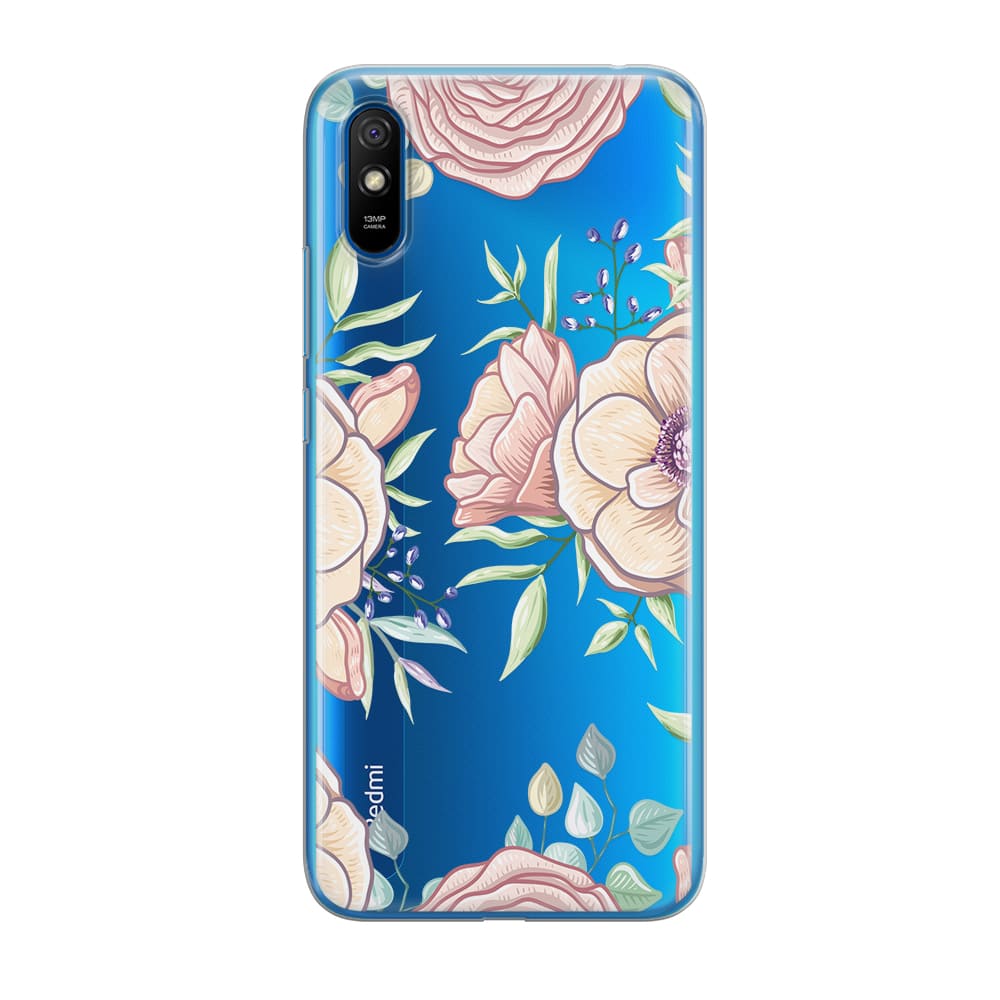 Чохол для Xiaomi Redmi 9a - Ніжні квіти - Gisolo