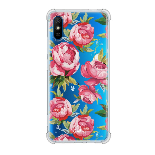 Чохол для Xiaomi Redmi 9a - Піони - Gisolo