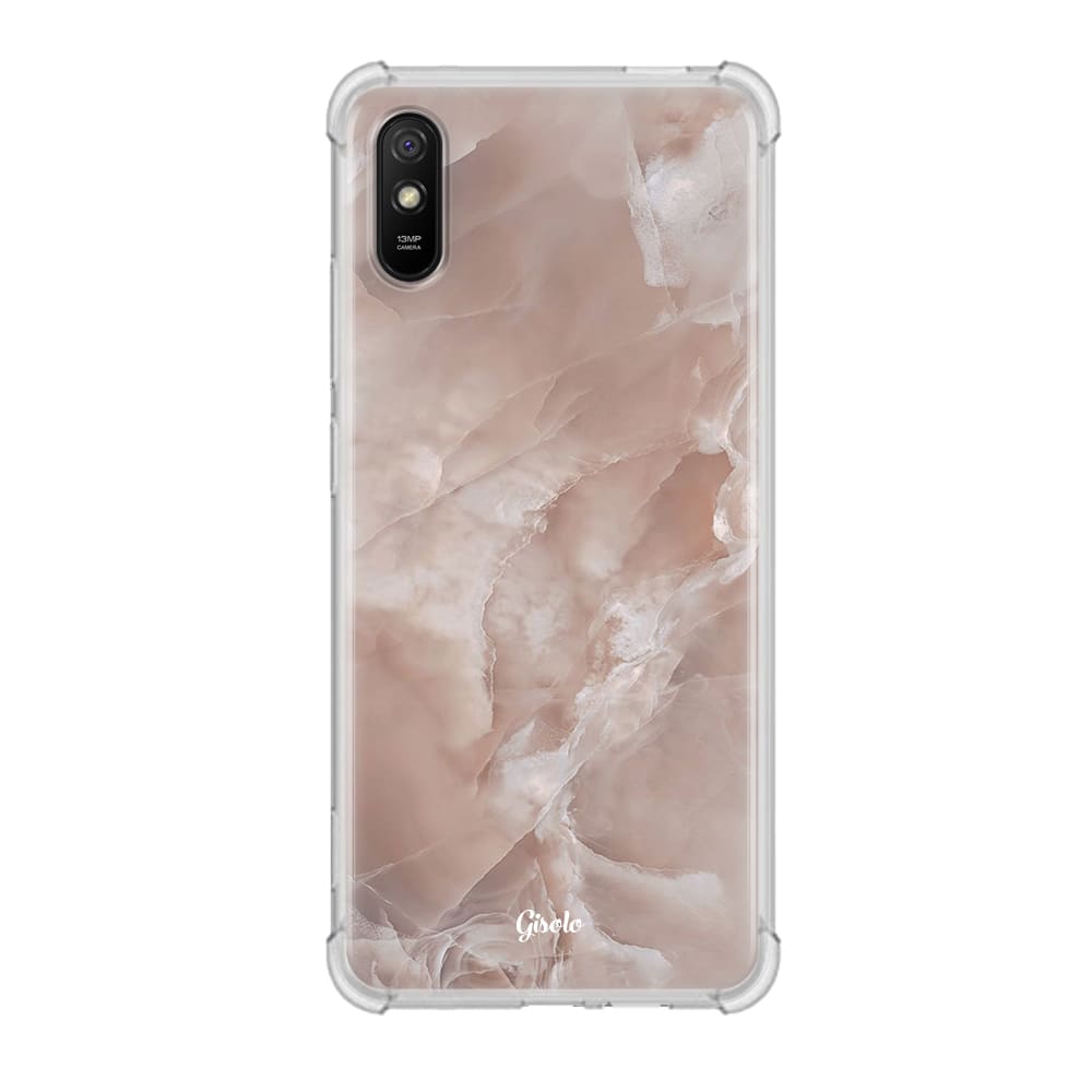 Чохол для Xiaomi Redmi 9a - Пудровий мармур - Gisolo