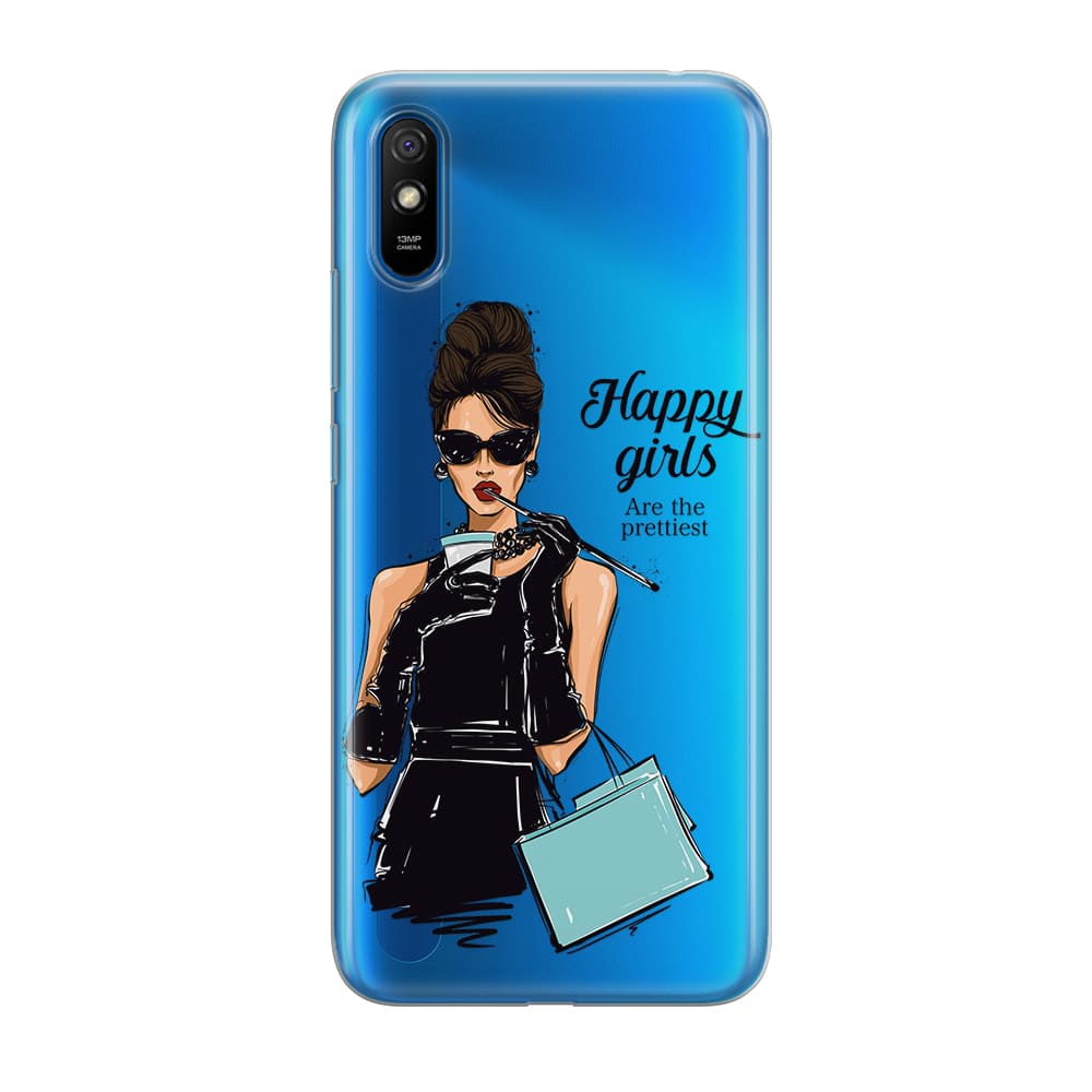 Чохол для Xiaomi Redmi 9a - Щасливі дівчата найкрасивіші - Gisolo