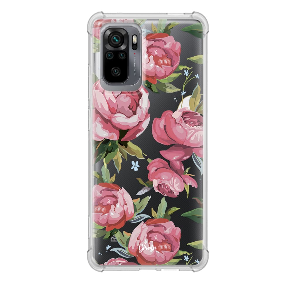 Чохол для Xiaomi Redmi Note 10 - червоні піони - Gisolo