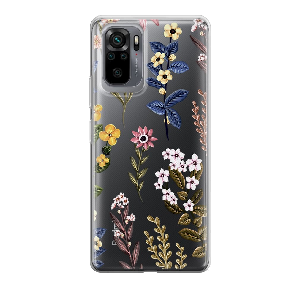 Чохол для Xiaomi Redmi Note 10 - дощові квіти - Gisolo