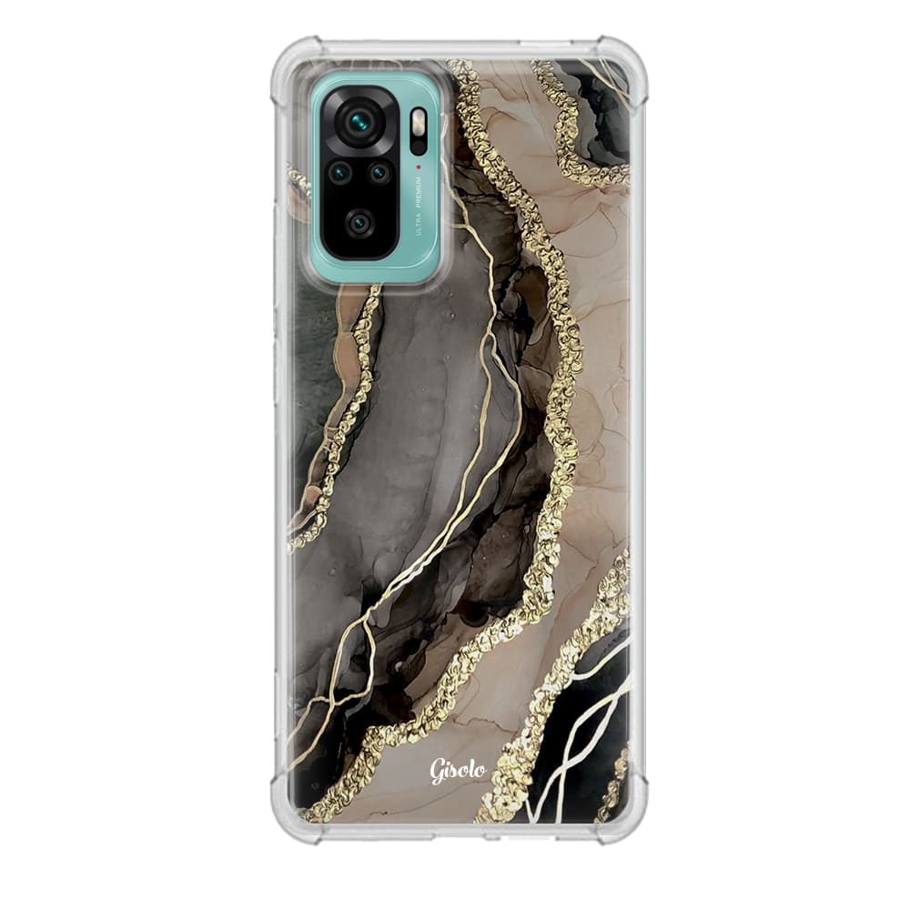 Чохол для Xiaomi Redmi Note 10 - Gold & Chocolate - Gisolo