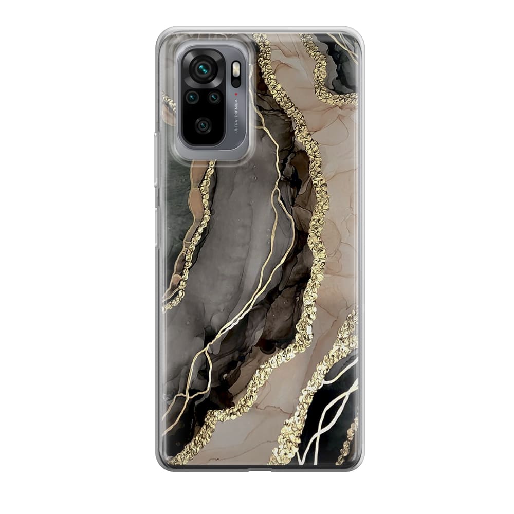 Чохол для Xiaomi Redmi Note 10 - Gold & Chocolate - Gisolo