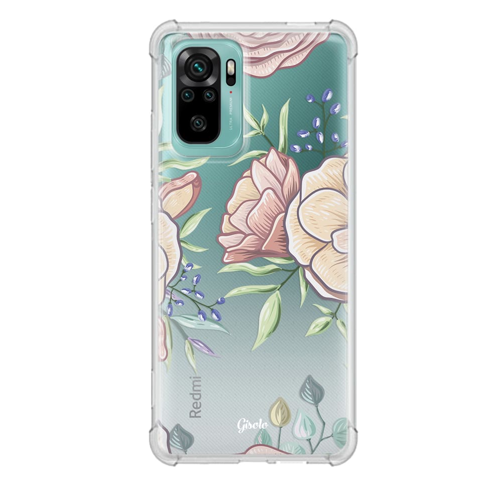 Чохол для Xiaomi Redmi Note 10 - ніжні квіти - Gisolo