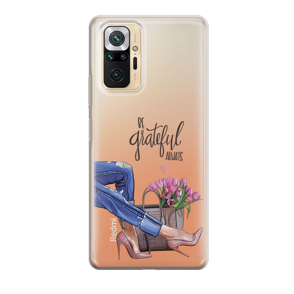 Чохол для Xiaomi Redmi Note 10 Pro - Be grateful always - Gisolo