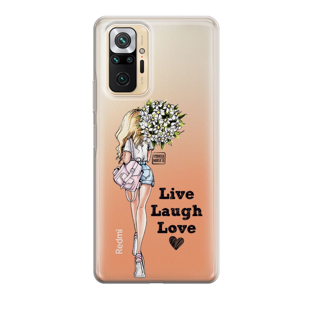 Чохол для Xiaomi Redmi Note 10 Pro - Camomile girl - Gisolo
