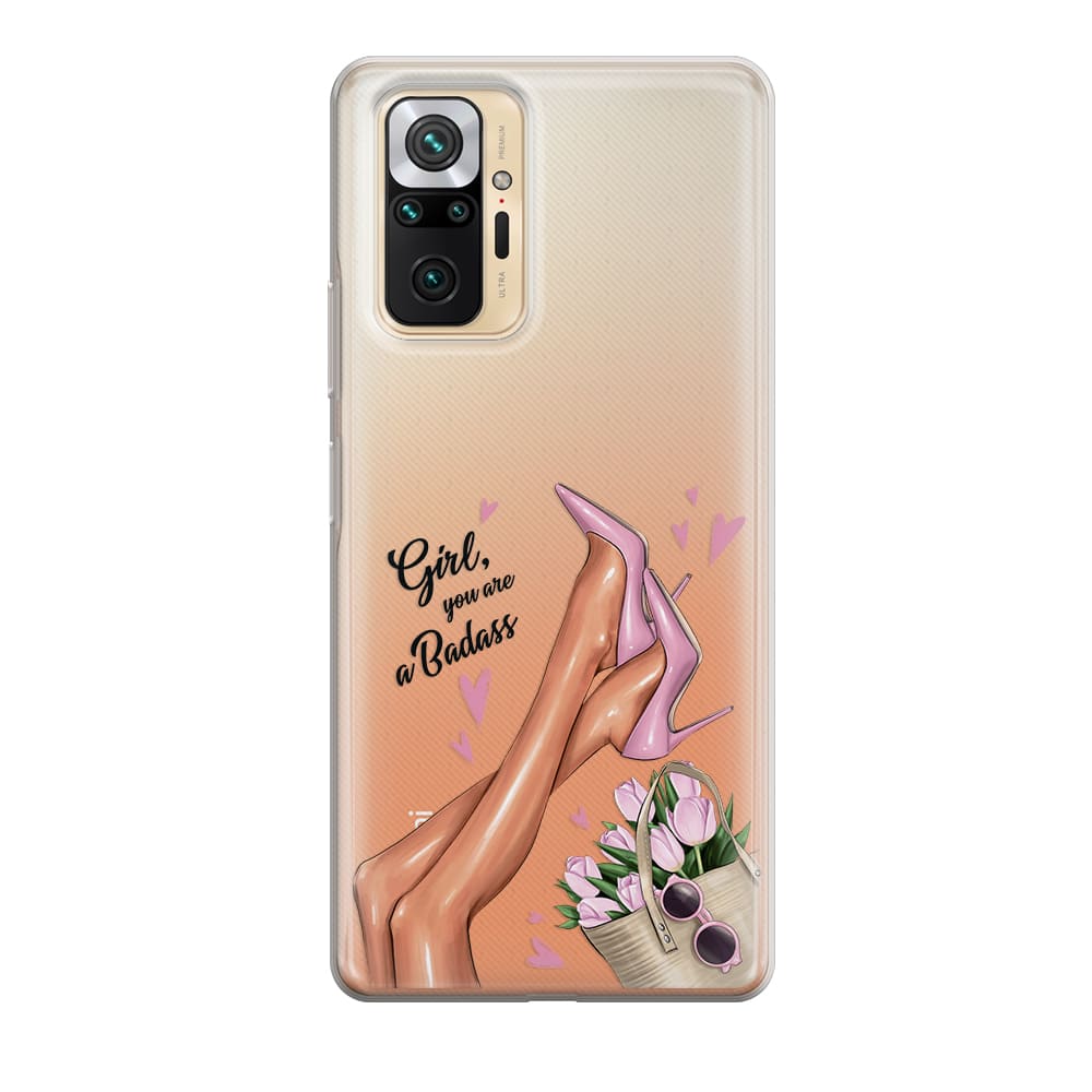 Чохол для Xiaomi Redmi Note 10 Pro - Girl, you are a badass - Gisolo