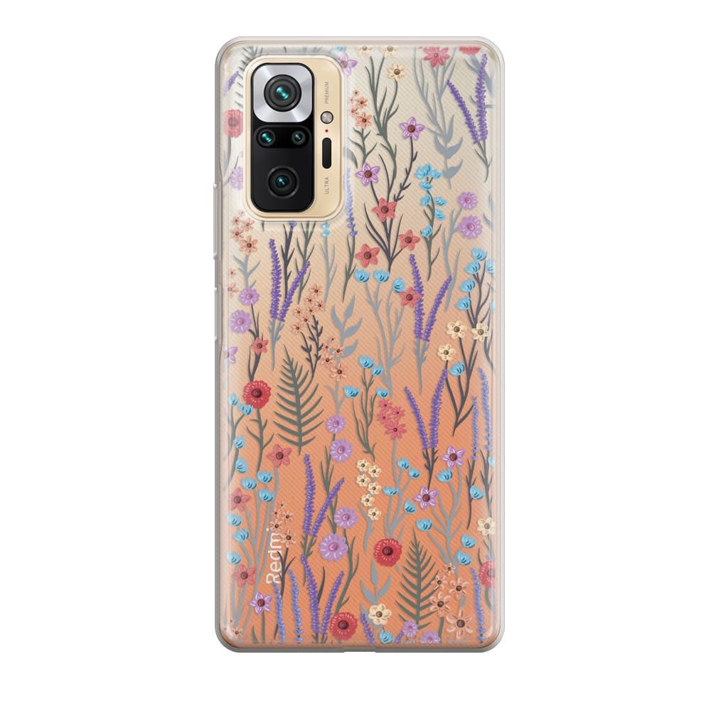 Чохол для Xiaomi Redmi Note 10 Pro - Морські квіти - Gisolo