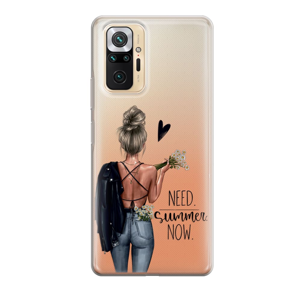 Чохол для Xiaomi Redmi Note 10 Pro - Need summer, now - Gisolo