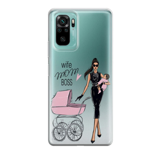 Чохол для Xiaomi Redmi Note 10 - Wife Mom Boss - Gisolo