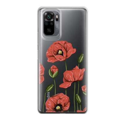 Чохол для Xiaomi Redmi Note 10 з квітами мака - Gisolo